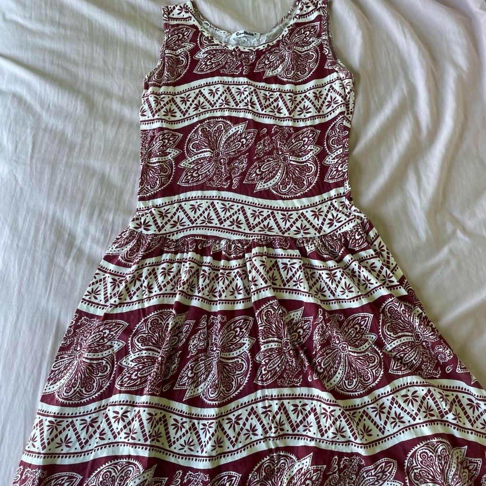 all over maxi dress